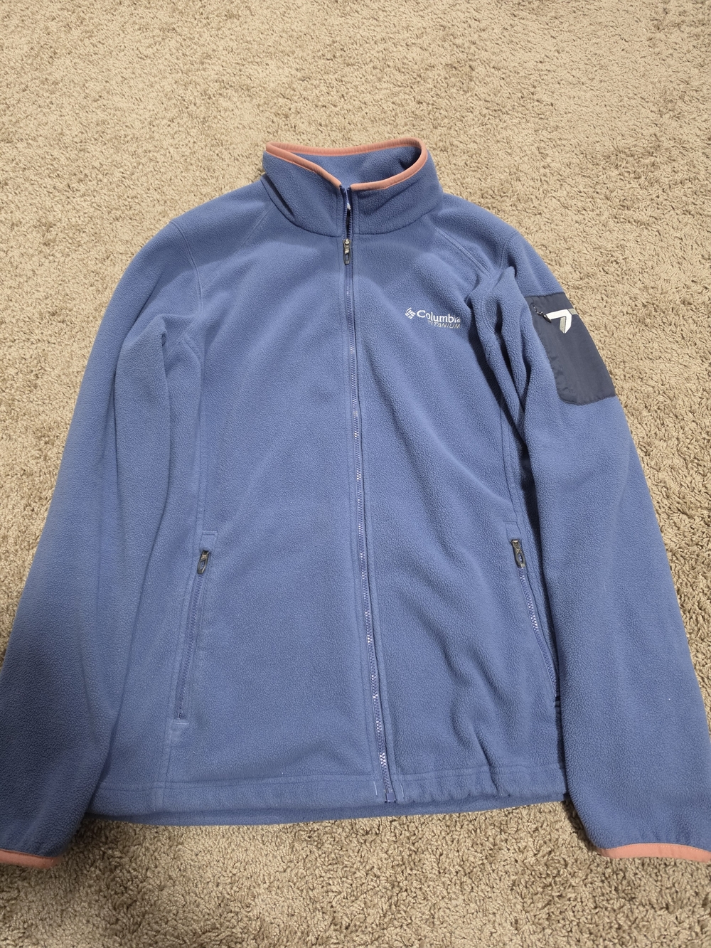 Women's Vintage Columbia Titanium Polartec Full-Zip Fleece Jacket Sz L